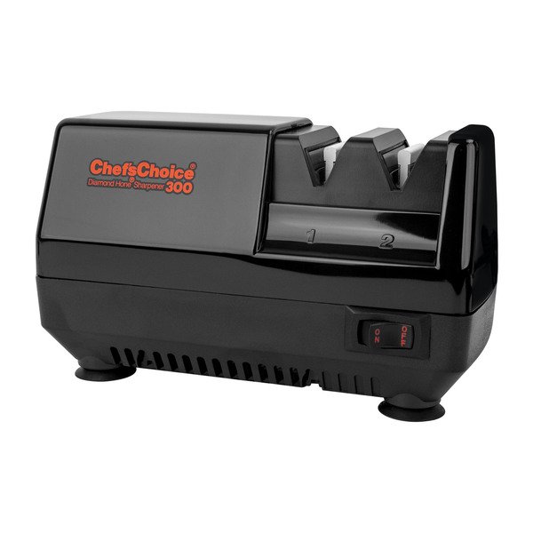 Chef'sChoice 300 Diamond Hone Knife Sharpener, 2Stage, Black