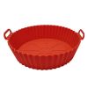 1/2 pcs Air Fryer Silicone Pot; Reusable Air Fryer Liners; Silicone Air Fryer Basket; Food Safe Air Fryer Accessories